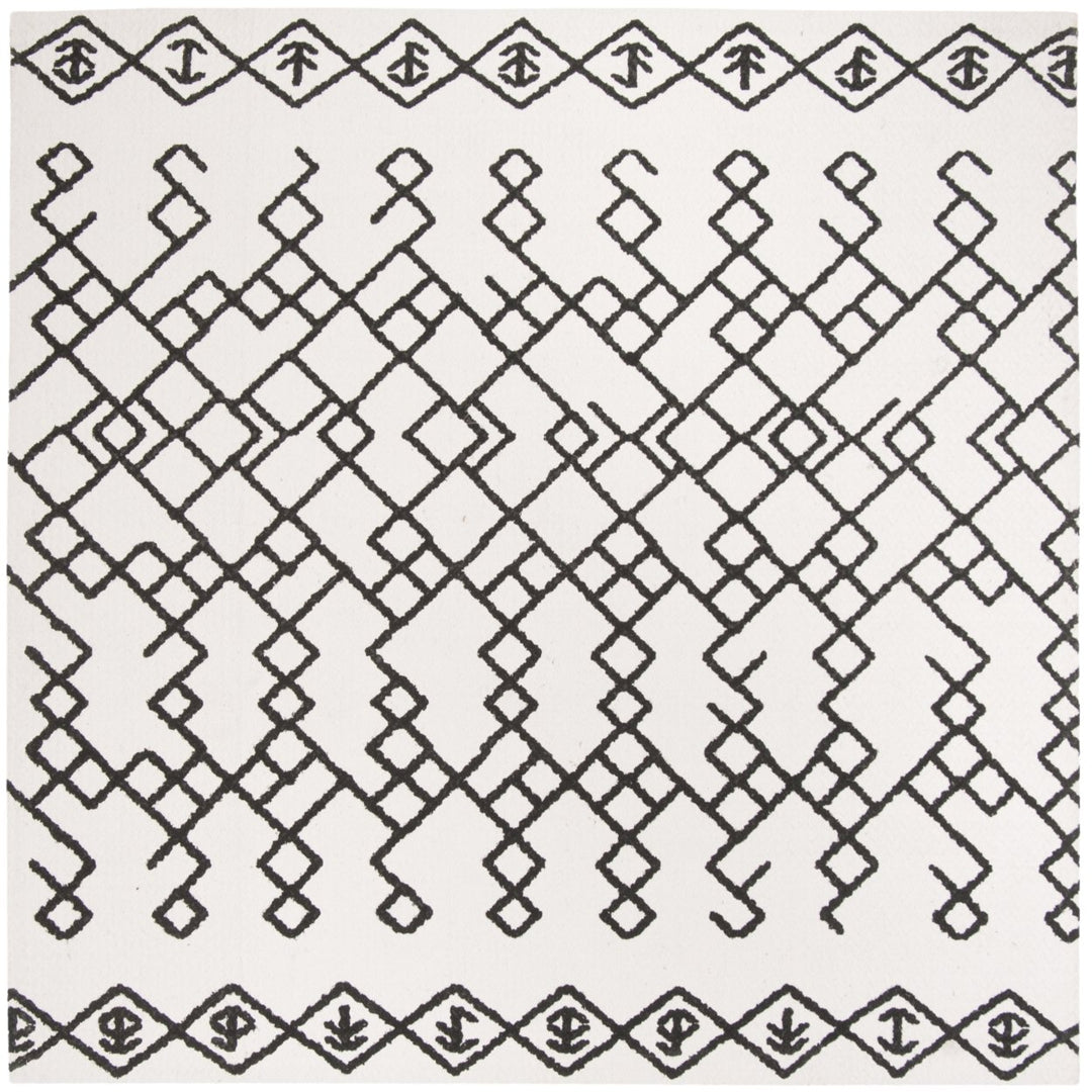 SAFAVIEH Cedar Brook CDR501E Handmade Ivory / Black Rug Image 1