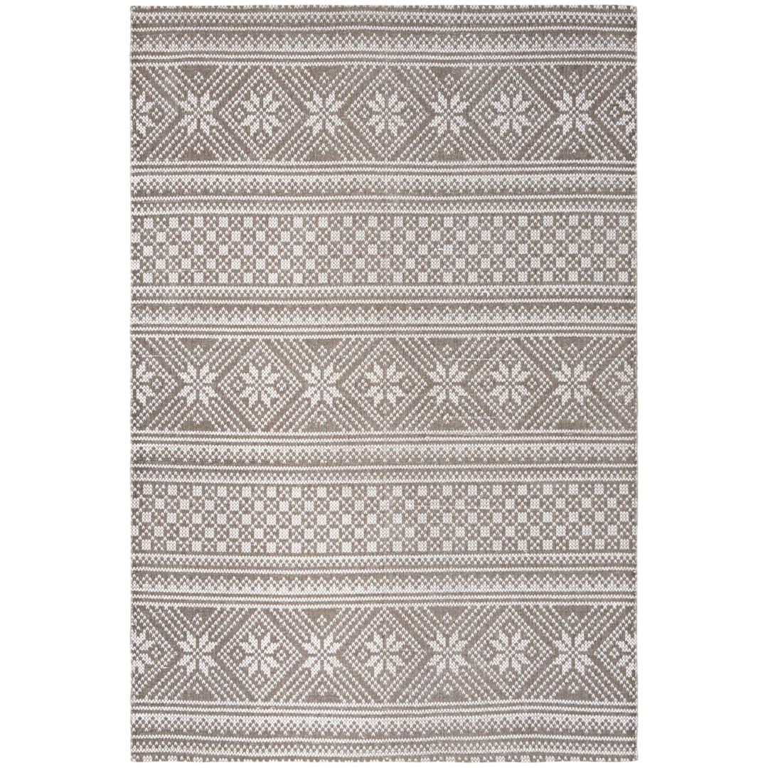 SAFAVIEH Cedar Brook CDR711F Handmade Grey / Ivory Rug Image 7