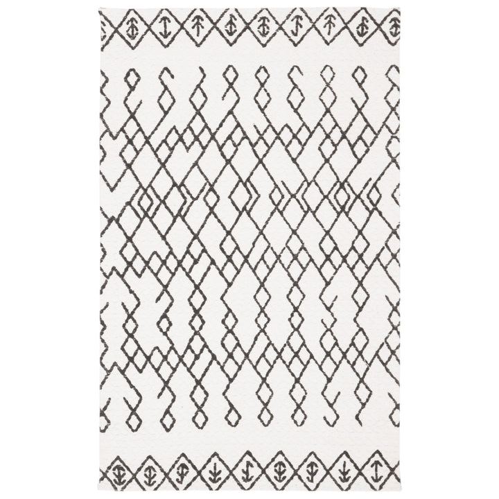 SAFAVIEH Cedar Brook CDR501E Handmade Ivory / Black Rug Image 8