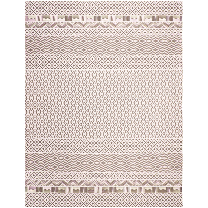 SAFAVIEH Cedar Brook CDR801F Handmade Grey / Ivory Rug Image 1