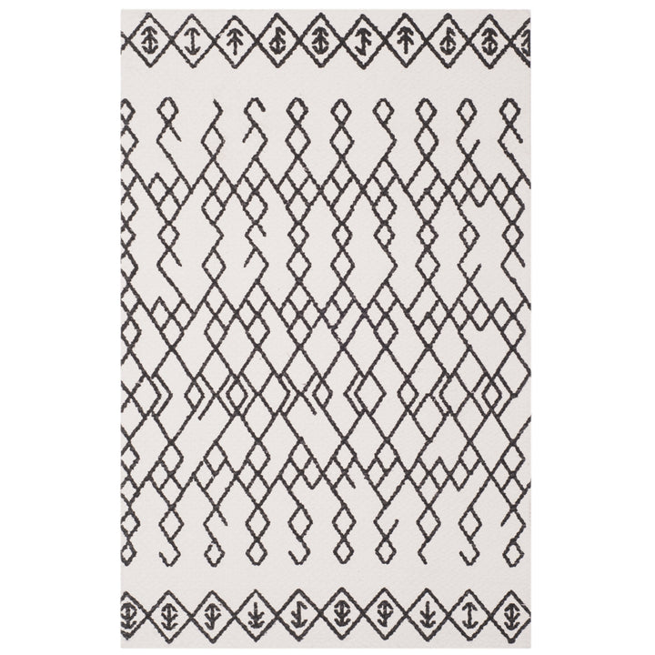 SAFAVIEH Cedar Brook CDR501E Handmade Ivory / Black Rug Image 10