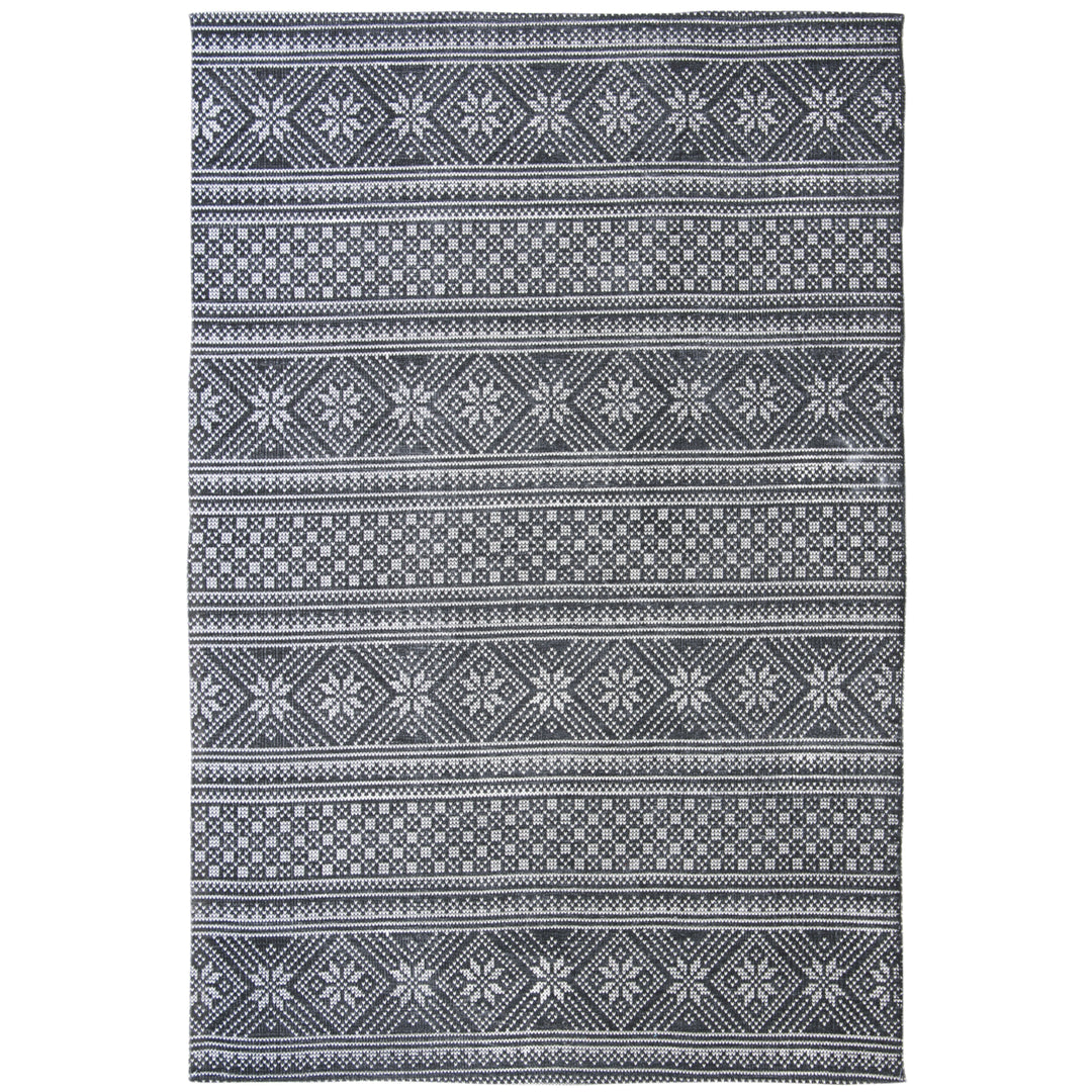 SAFAVIEH Cedar Brook CDR711Z Handmade Black / Ivory Rug Image 1