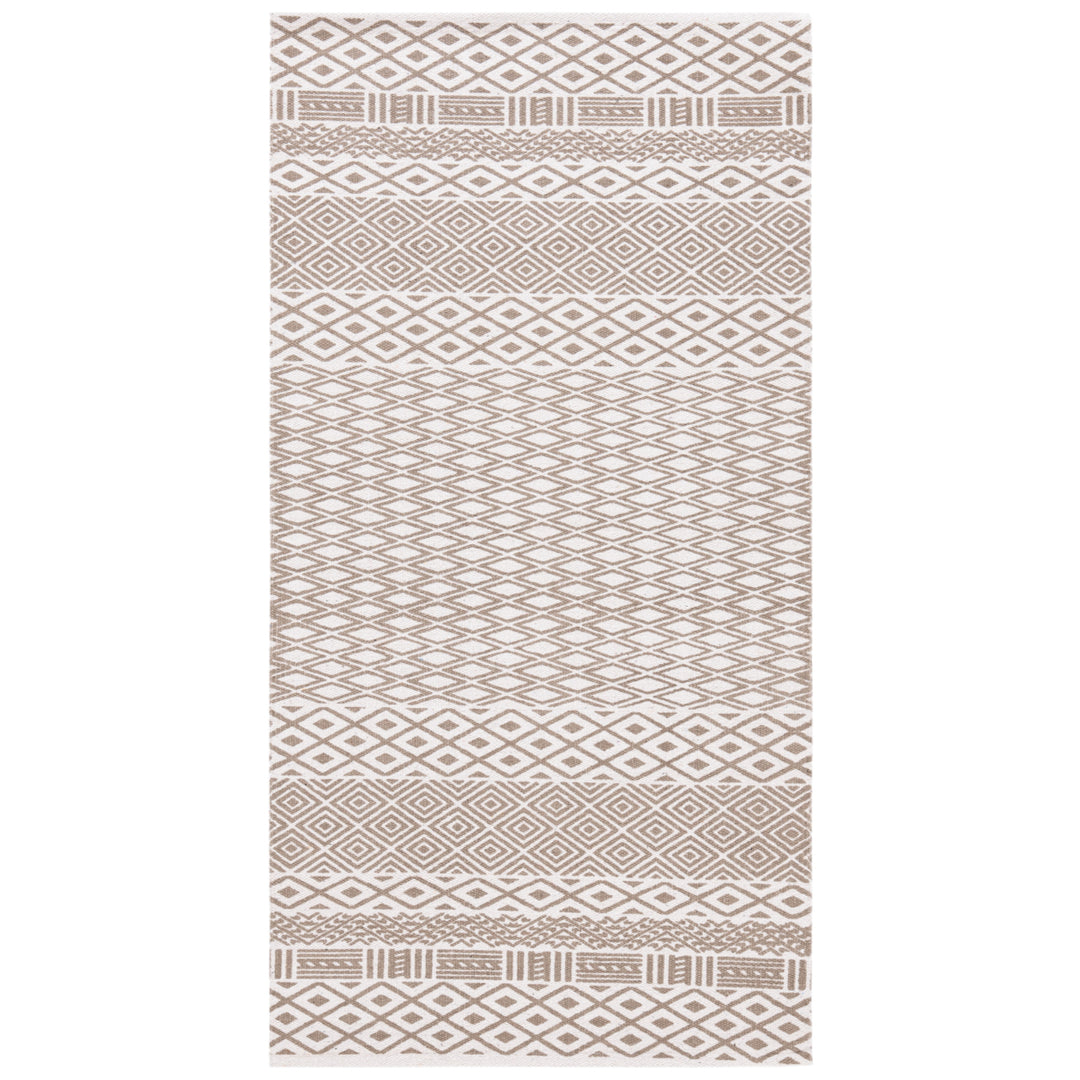 SAFAVIEH Cedar Brook CDR801F Handmade Grey / Ivory Rug Image 7