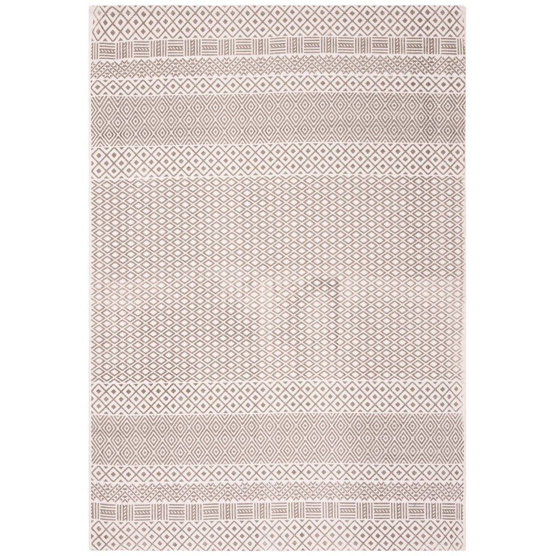 SAFAVIEH Cedar Brook CDR801F Handmade Grey / Ivory Rug Image 1