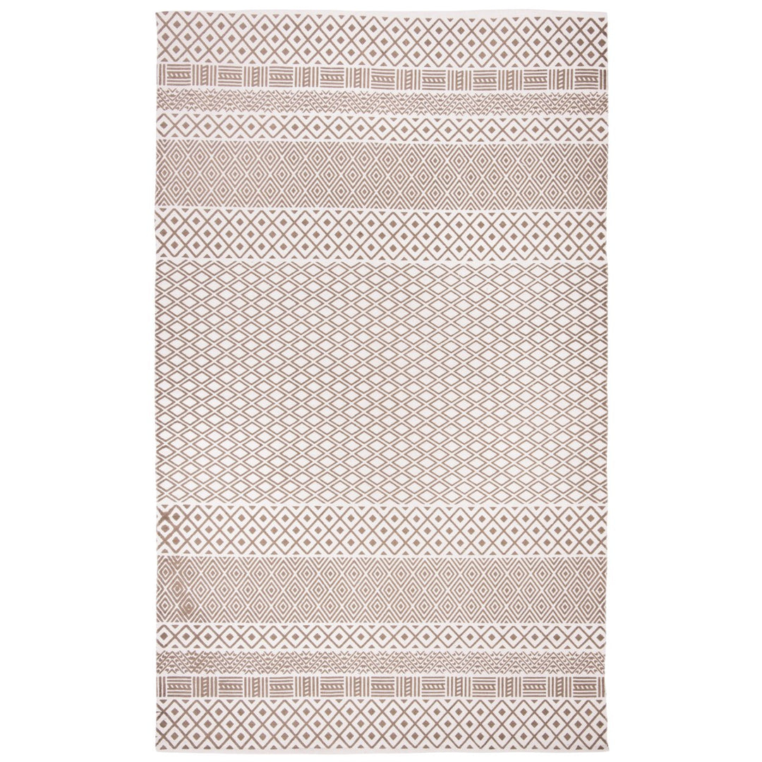 SAFAVIEH Cedar Brook CDR801F Handmade Grey / Ivory Rug Image 1