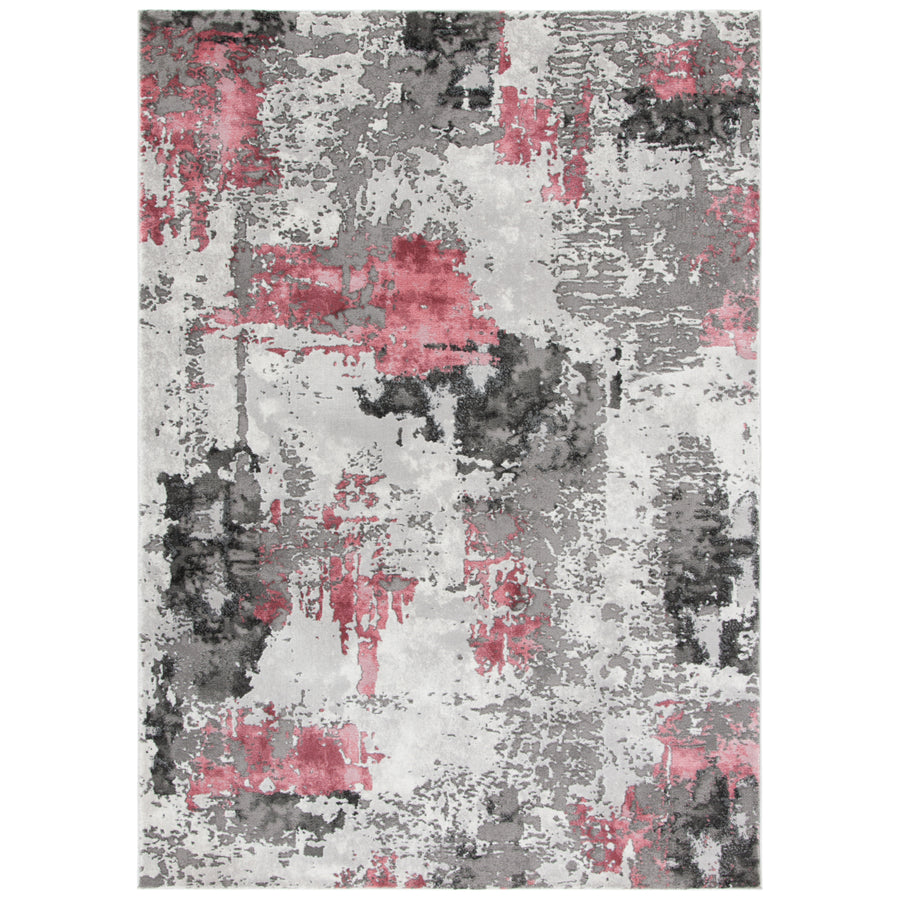 SAFAVIEH Craft Collection CFT820U Grey / Pink Rug Image 1