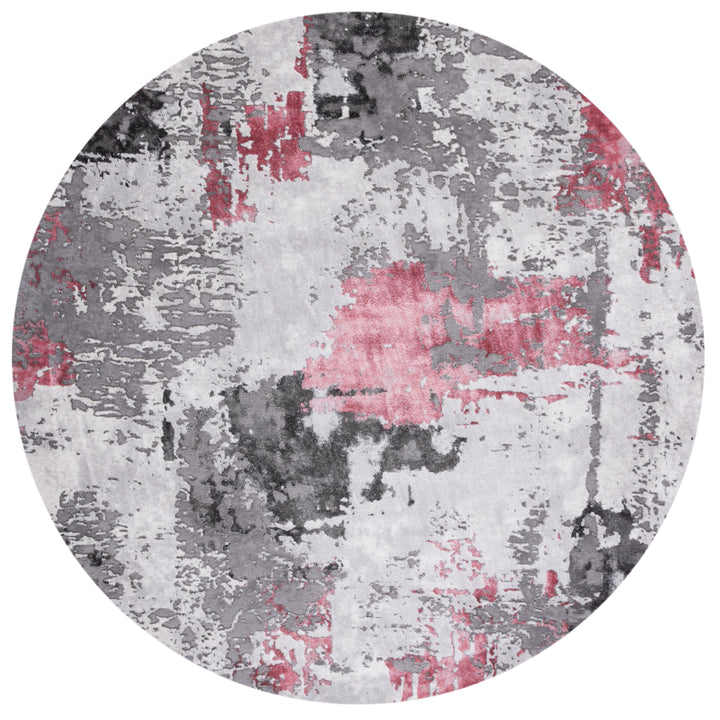 SAFAVIEH Craft Collection CFT820U Grey / Pink Rug Image 4