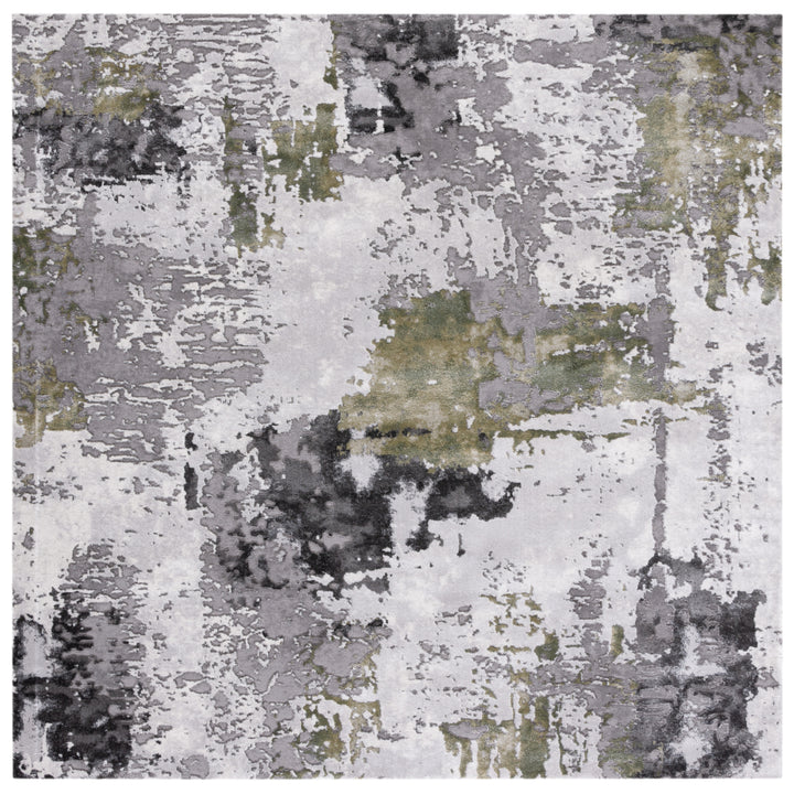 SAFAVIEH Craft Collection CFT820Y Grey / Green Rug Image 6