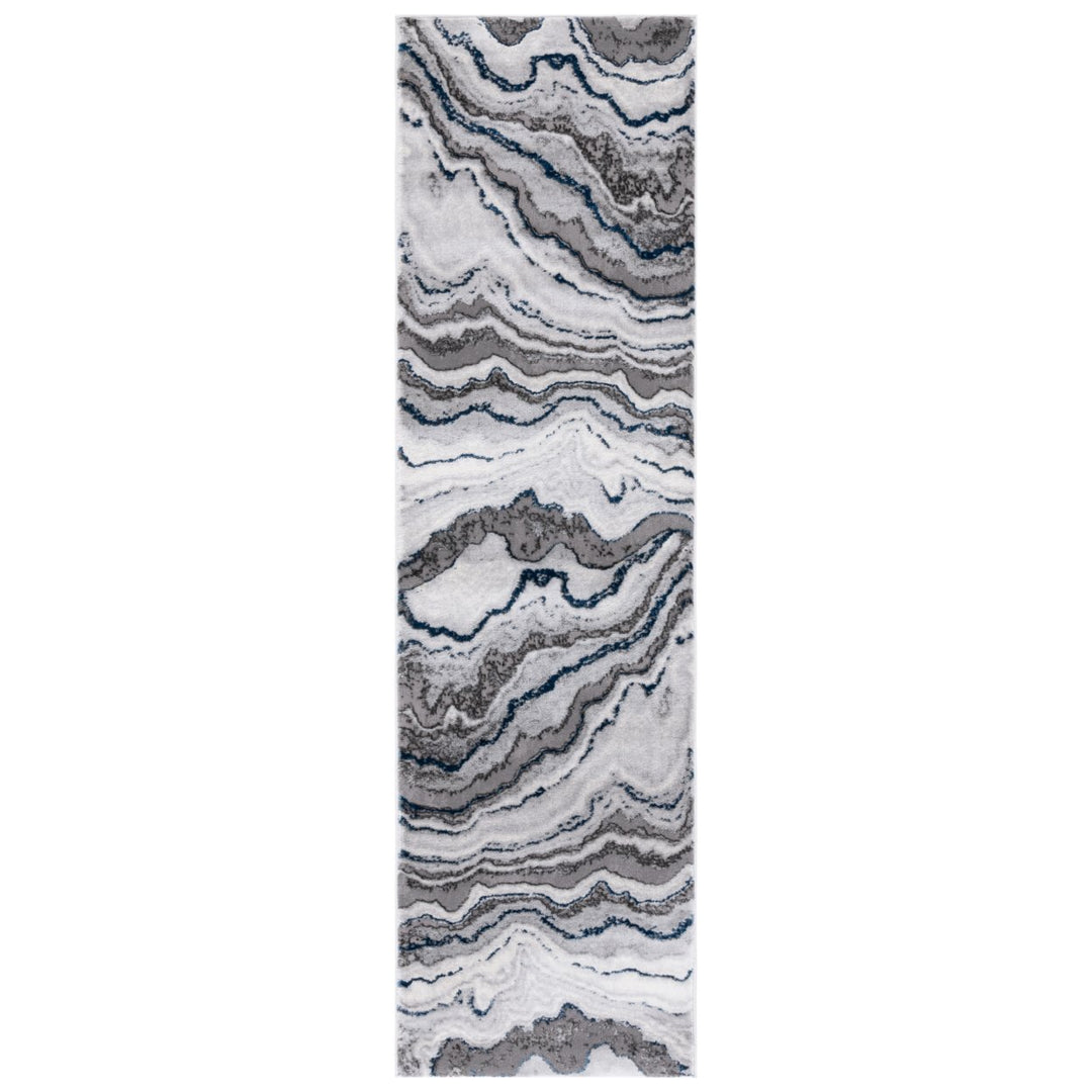 SAFAVIEH Craft Collection CFT858H Grey / Blue Rug Image 5