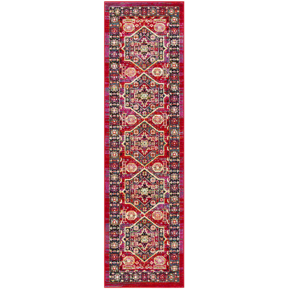 SAFAVIEH Cherokee Collection CHR920Q Red / Blue Rug Image 2