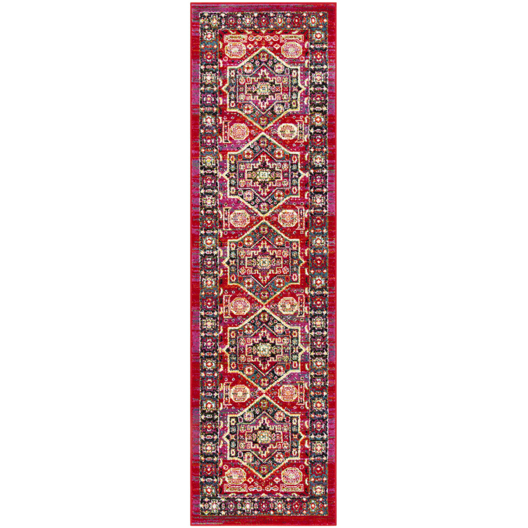 SAFAVIEH Cherokee Collection CHR920Q Red / Blue Rug Image 2