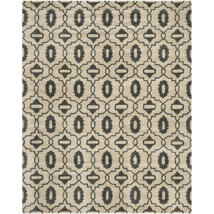 SAFAVIEH Chatham CHT632A Handmade Beige / Grey Rug Image 1