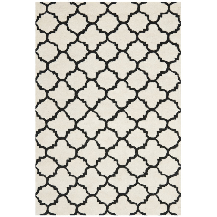 SAFAVIEH Chatham CHT717A Handmade Ivory / Black Rug Image 9