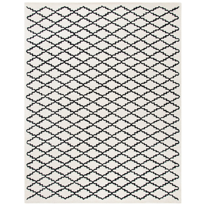 SAFAVIEH Chatham CHT721A Handmade Ivory / Black Rug Image 1