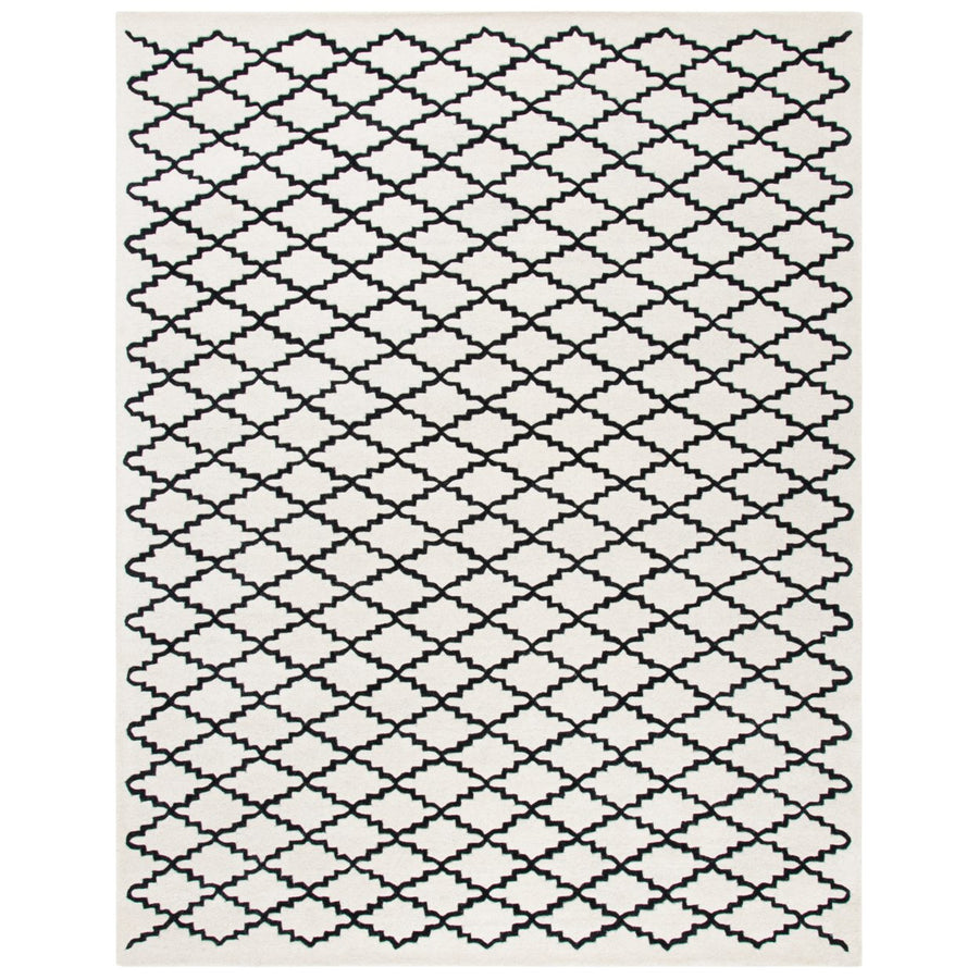 SAFAVIEH Chatham CHT721A Handmade Ivory / Black Rug Image 1