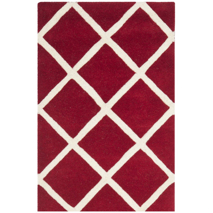 SAFAVIEH Chatham CHT720G Handmade Red / Ivory Rug Image 1