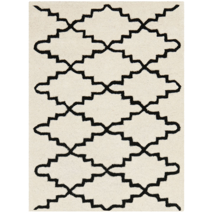 SAFAVIEH Chatham CHT721A Handmade Ivory / Black Rug Image 1