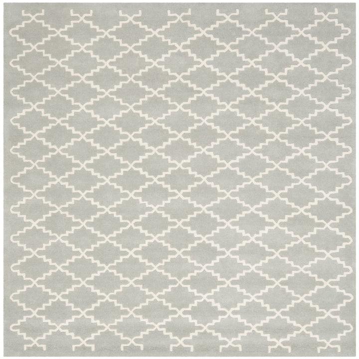 SAFAVIEH Chatham CHT721E Handmade Light Blue / Ivory Rug Image 1