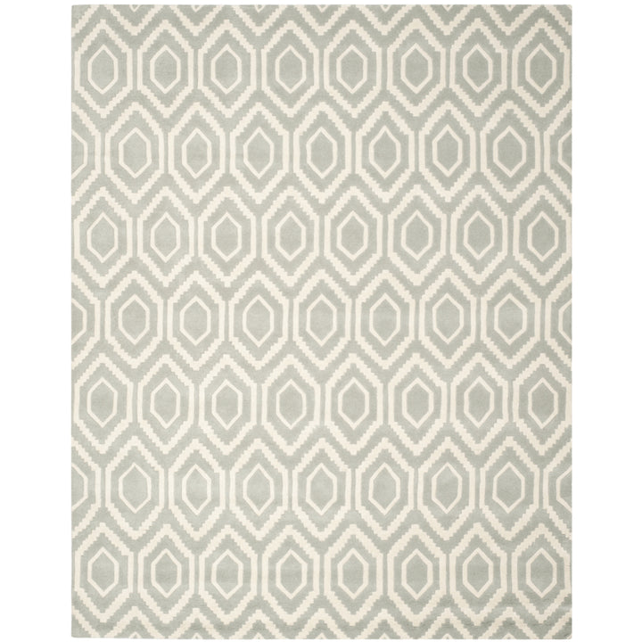 SAFAVIEH Chatham CHT731E Handmade Grey / Ivory Rug Image 1