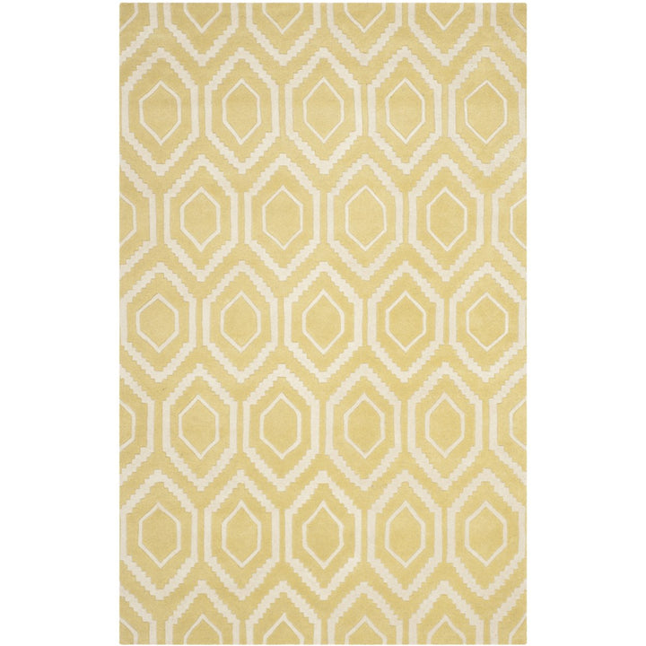 SAFAVIEH Chatham CHT731L Handmade Light Gold / Ivory Rug Image 1