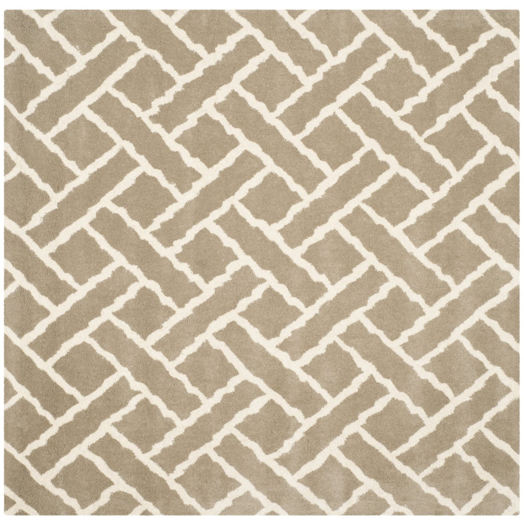 SAFAVIEH Chatham CHT757H Handmade Beige / Ivory Rug Image 1