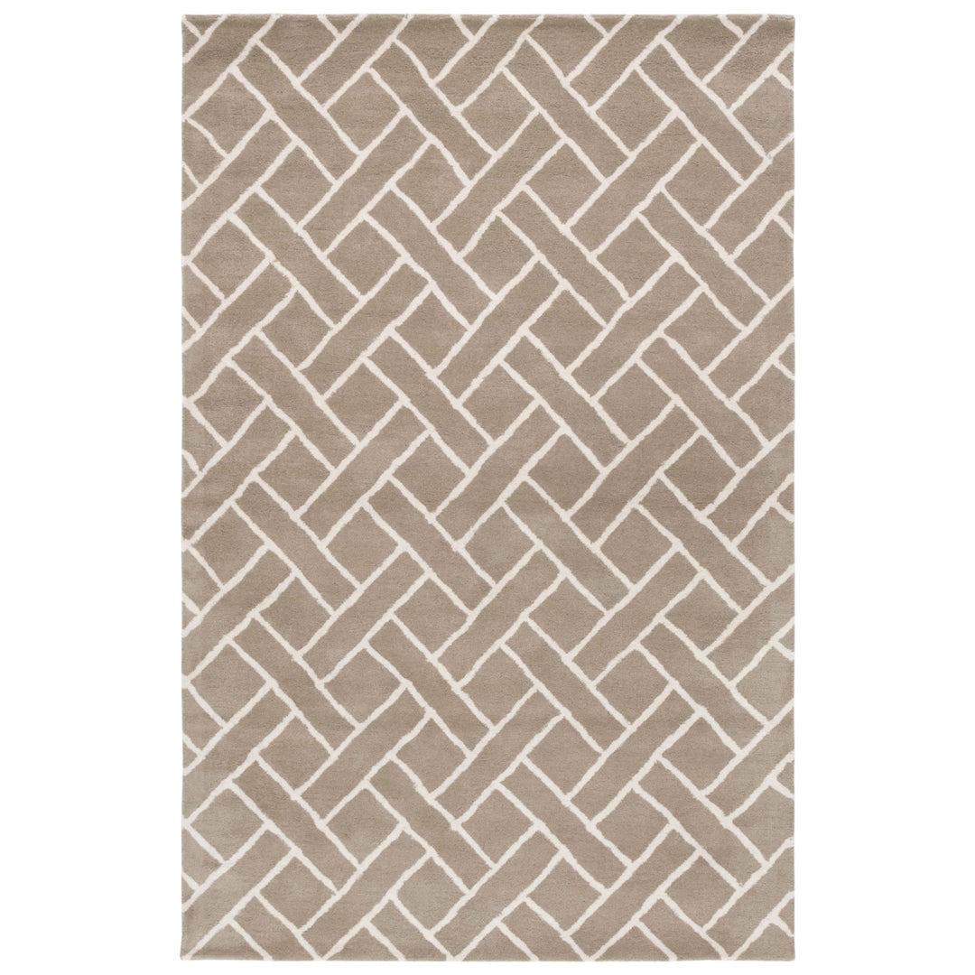 SAFAVIEH Chatham CHT757H Handmade Beige / Ivory Rug Image 9