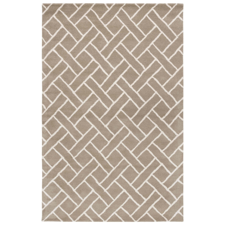 SAFAVIEH Chatham CHT757H Handmade Beige / Ivory Rug Image 9