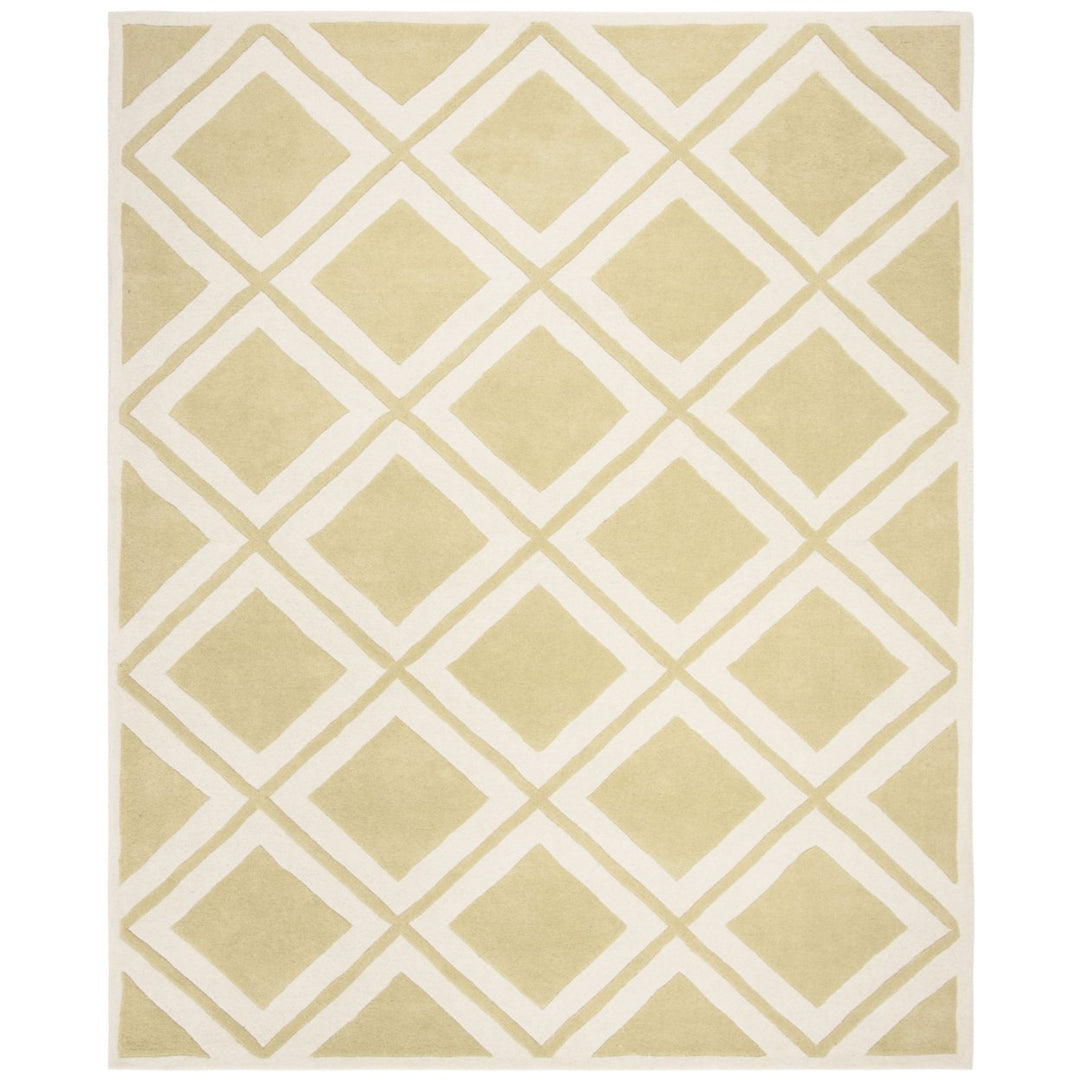 SAFAVIEH Chatham CHT759L Handmade Gold / Ivory Rug Image 1