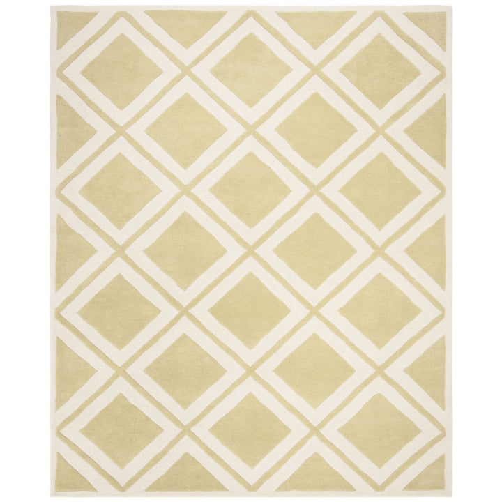 SAFAVIEH Chatham CHT759L Handmade Gold / Ivory Rug Image 1