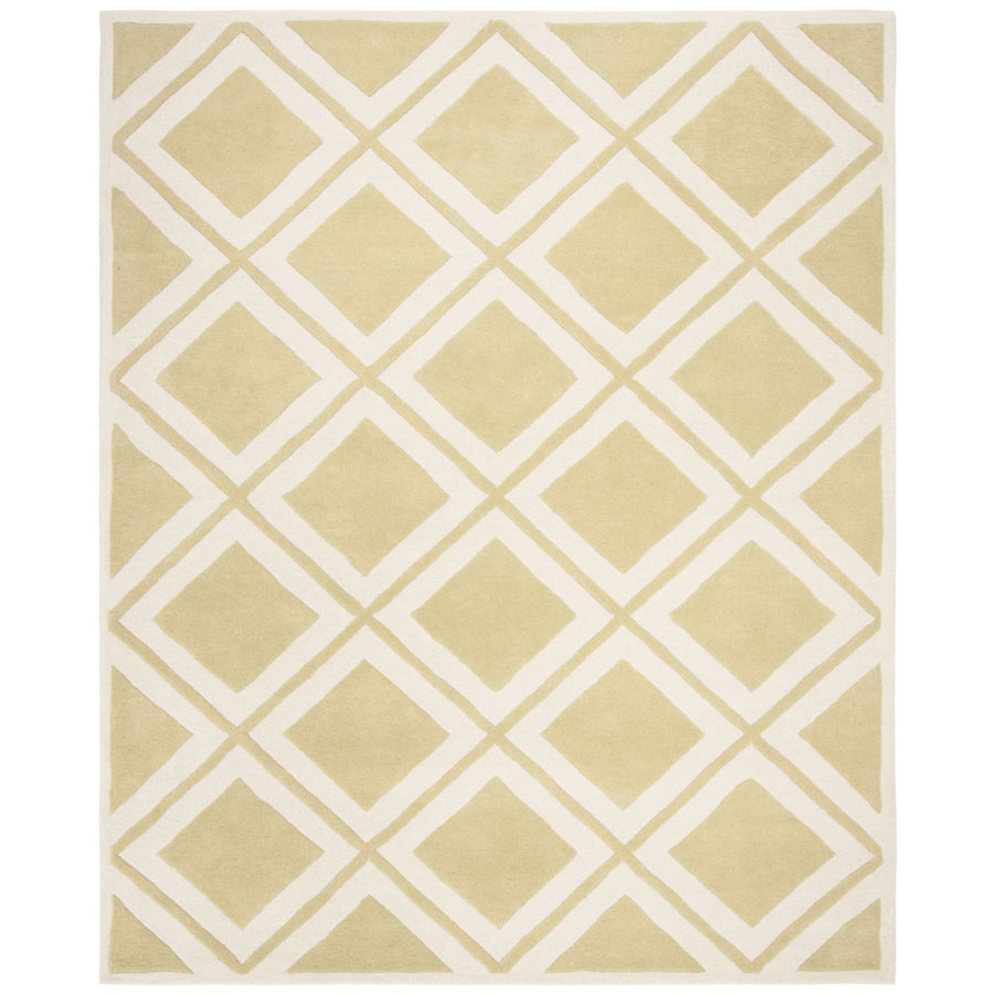 SAFAVIEH Chatham CHT759L Handmade Gold / Ivory Rug Image 1