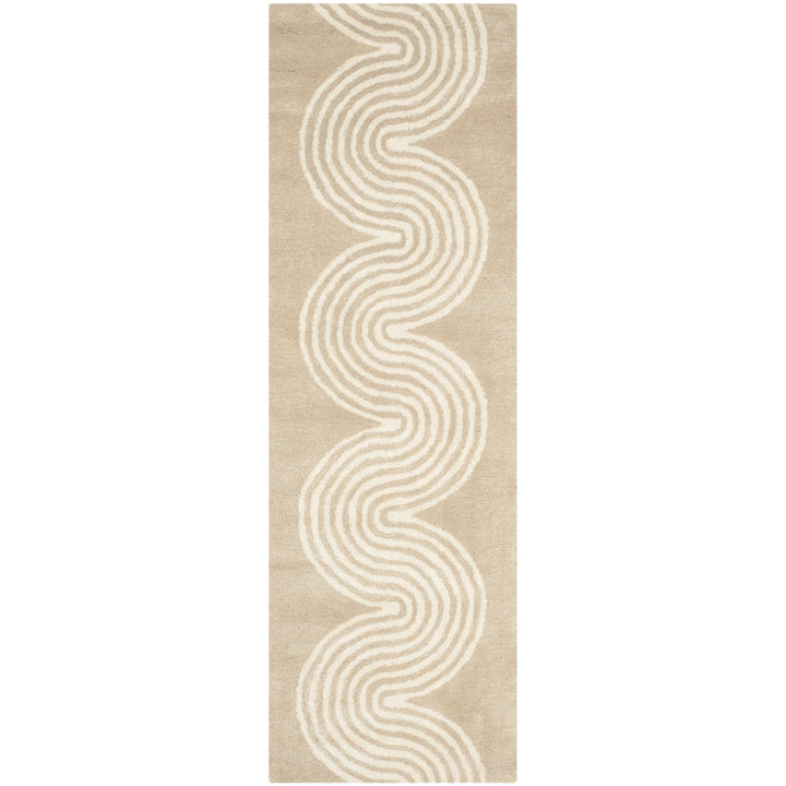 SAFAVIEH Chatham CHT761H Handmade Beige / Ivory Rug Image 5