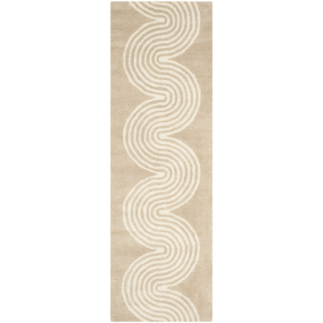 SAFAVIEH Chatham CHT761H Handmade Beige / Ivory Rug Image 1