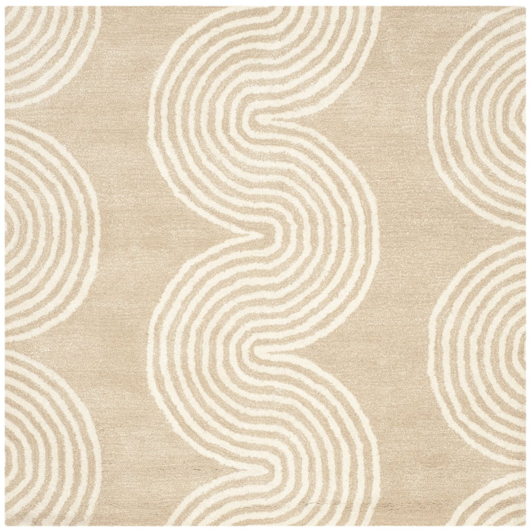 SAFAVIEH Chatham CHT761H Handmade Beige / Ivory Rug Image 1