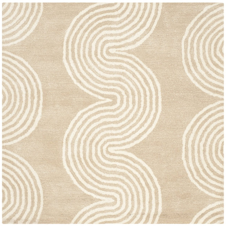 SAFAVIEH Chatham CHT761H Handmade Beige / Ivory Rug Image 1