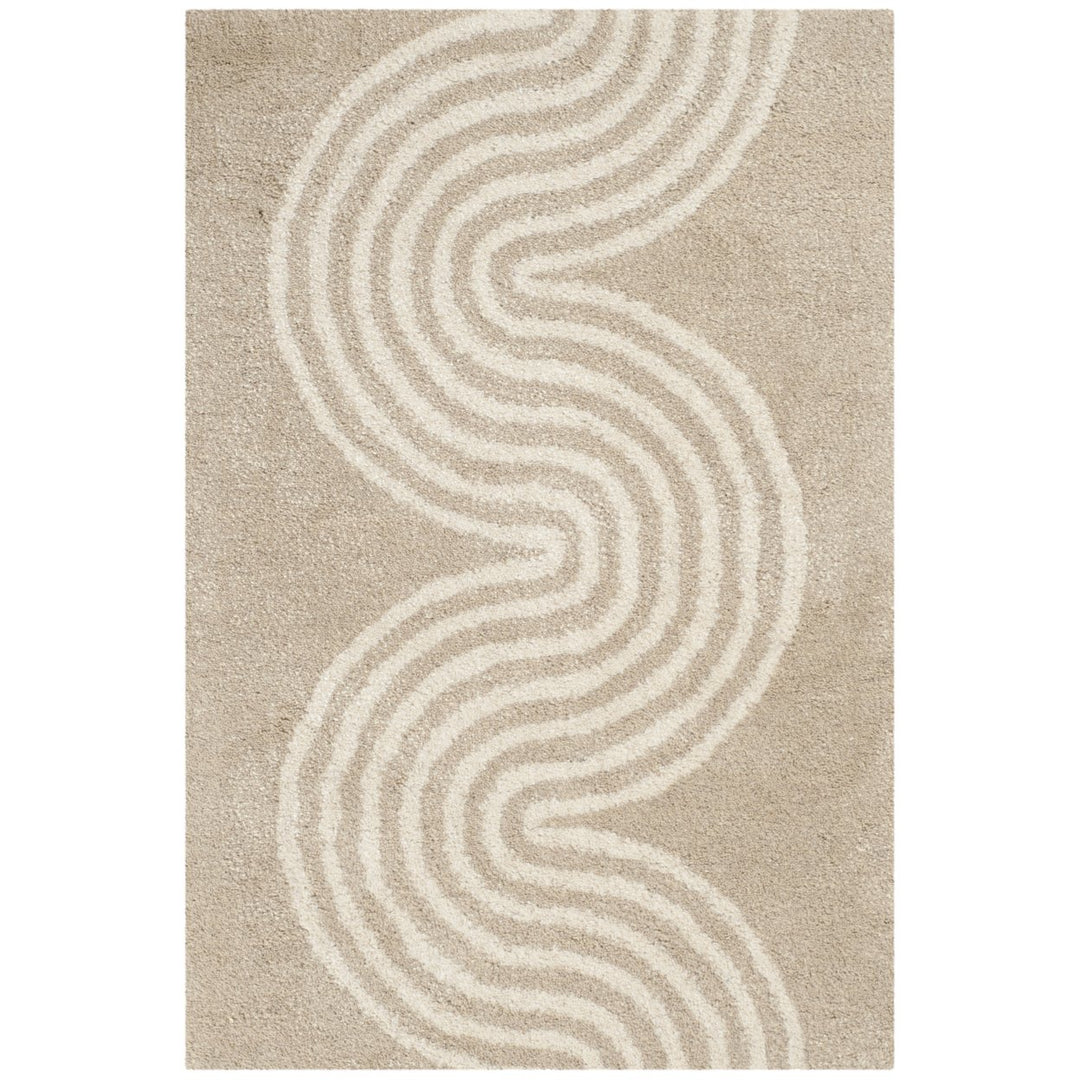 SAFAVIEH Chatham CHT761H Handmade Beige / Ivory Rug Image 10