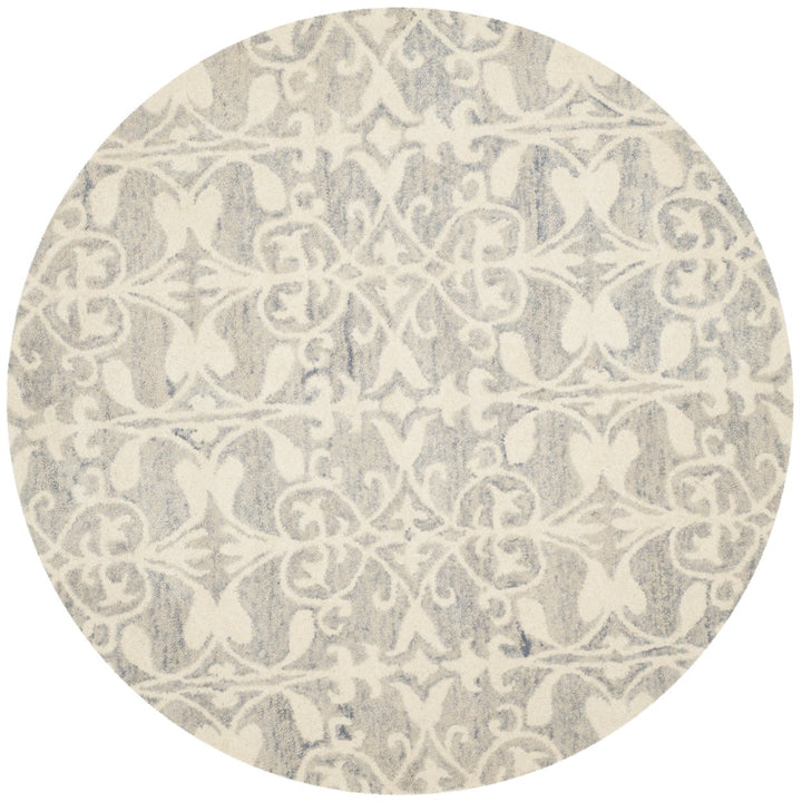 SAFAVIEH Chatham CHT765E Handmade Light Grey / Ivory Rug Image 1