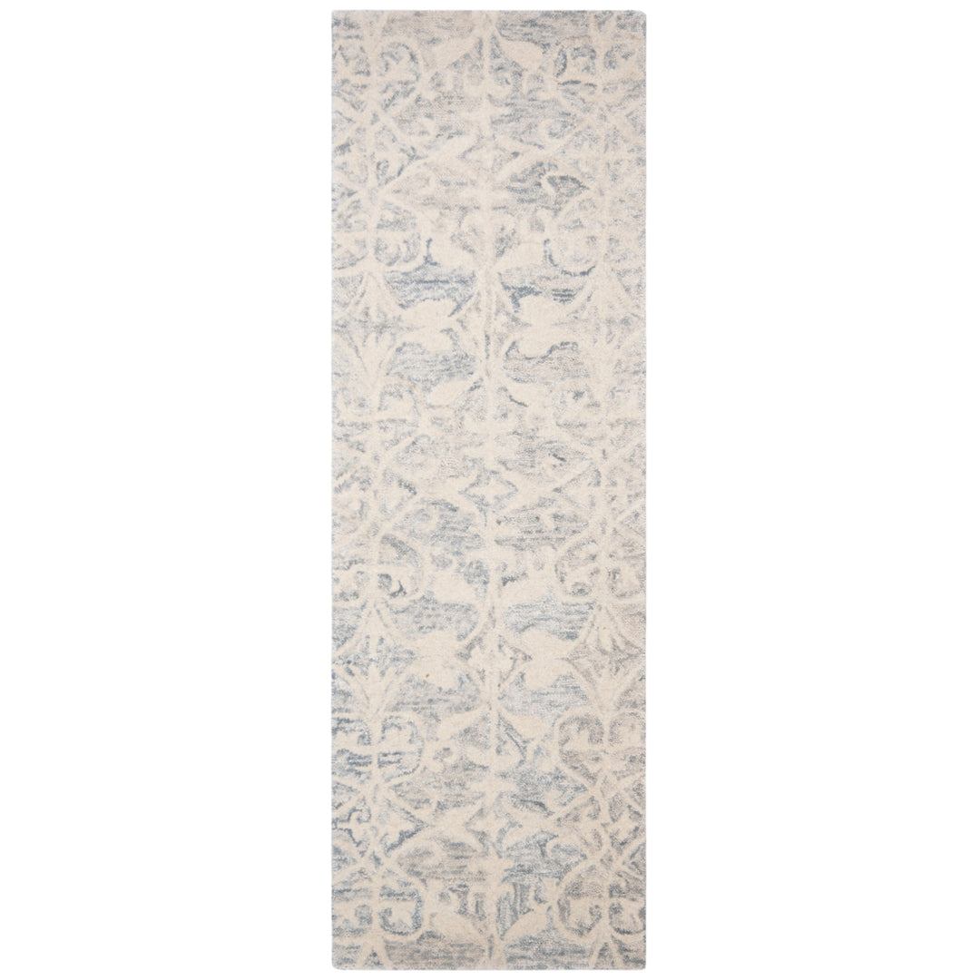 SAFAVIEH Chatham CHT765E Handmade Light Grey / Ivory Rug Image 5