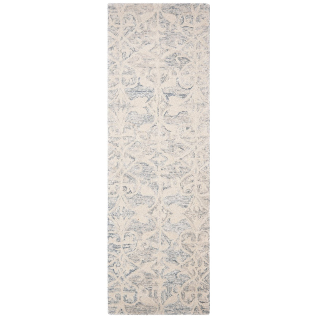 SAFAVIEH Chatham CHT765E Handmade Light Grey / Ivory Rug Image 1