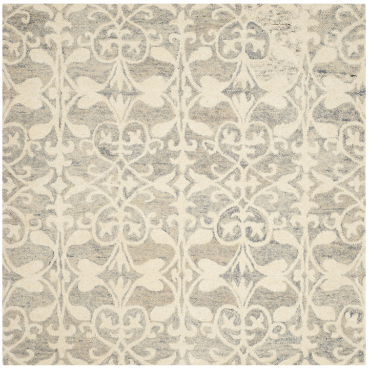 SAFAVIEH Chatham CHT765E Handmade Light Grey / Ivory Rug Image 6