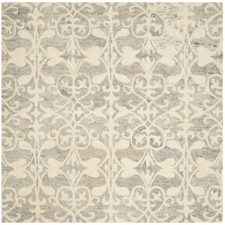 SAFAVIEH Chatham CHT765E Handmade Light Grey / Ivory Rug Image 1