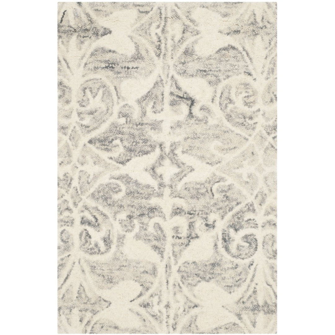 SAFAVIEH Chatham CHT765E Handmade Light Grey / Ivory Rug Image 1