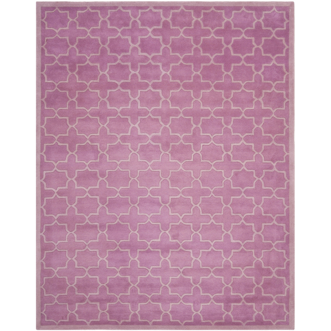 SAFAVIEH Chatham Collection CHT937D Handmade Pink Rug Image 1