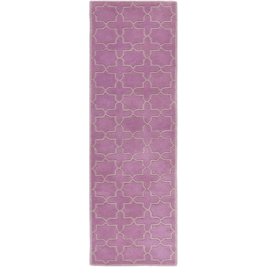 SAFAVIEH Chatham Collection CHT937D Handmade Pink Rug Image 5