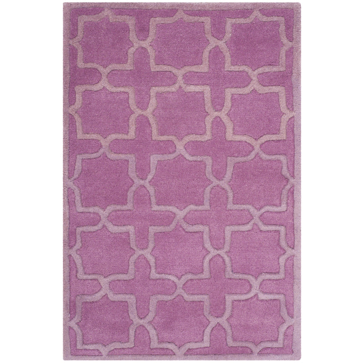 SAFAVIEH Chatham Collection CHT937D Handmade Pink Rug Image 8