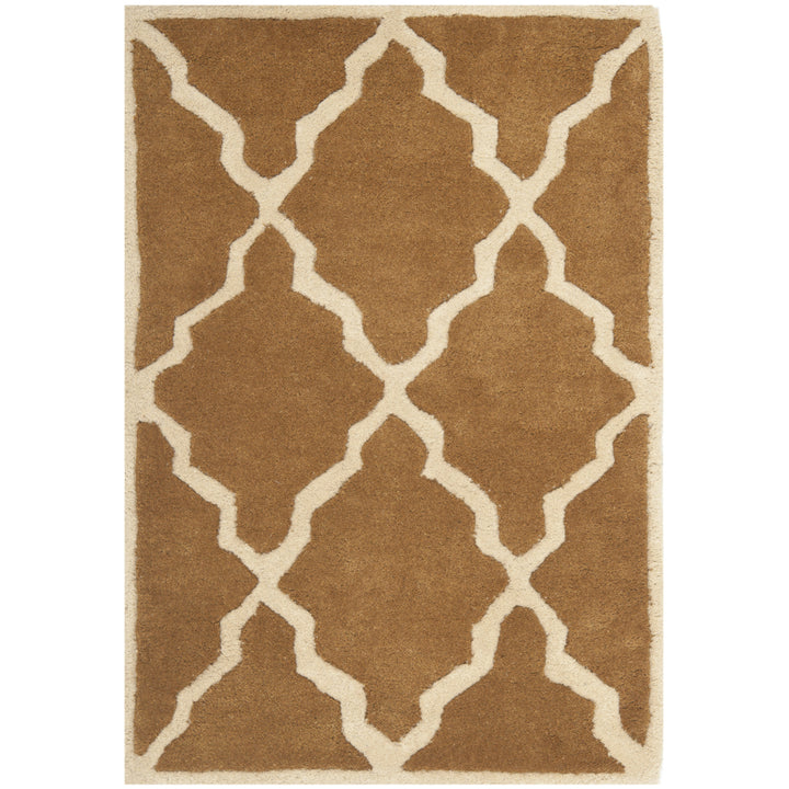 SAFAVIEH Chatham Collection CHT940C Handmade Brown Rug Image 8