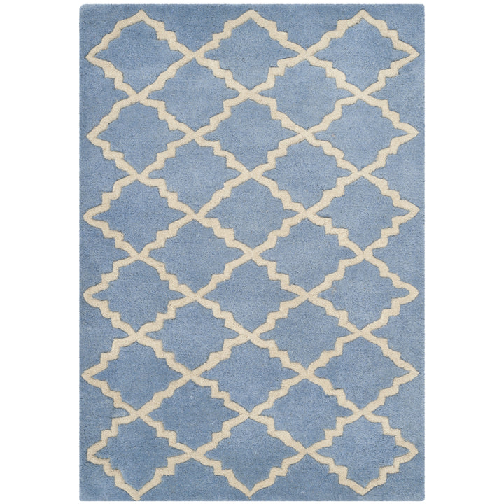 SAFAVIEH Chatham CHT930A Handmade Blue Grey Rug Image 2