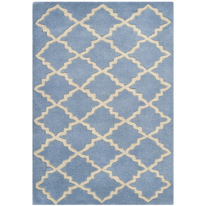 SAFAVIEH Chatham CHT930A Handmade Blue Grey Rug Image 1