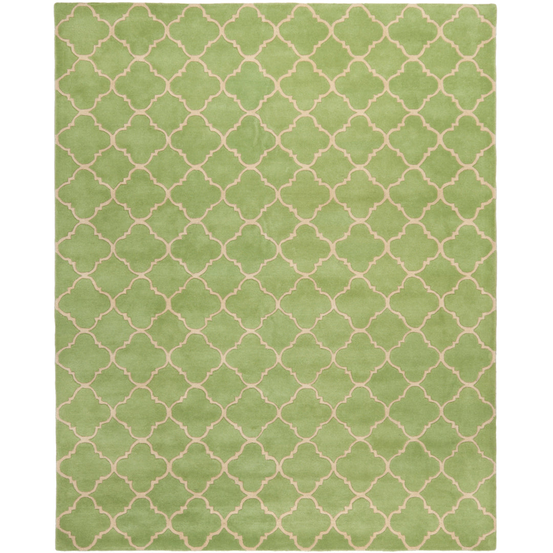 SAFAVIEH Chatham Collection CHT935B Handmade Green Rug Image 1