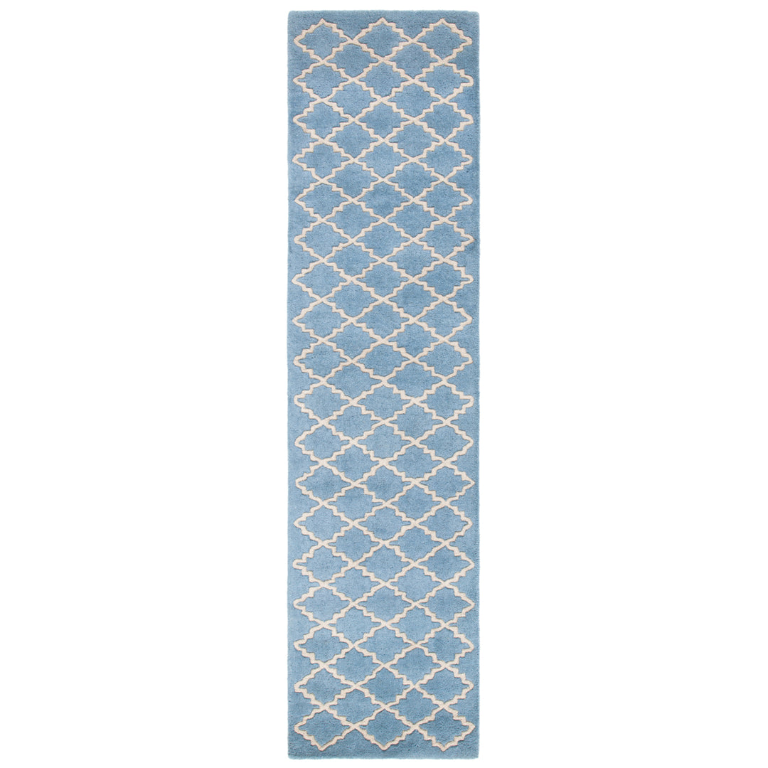 SAFAVIEH Chatham CHT930A Handmade Blue Grey Rug Image 3