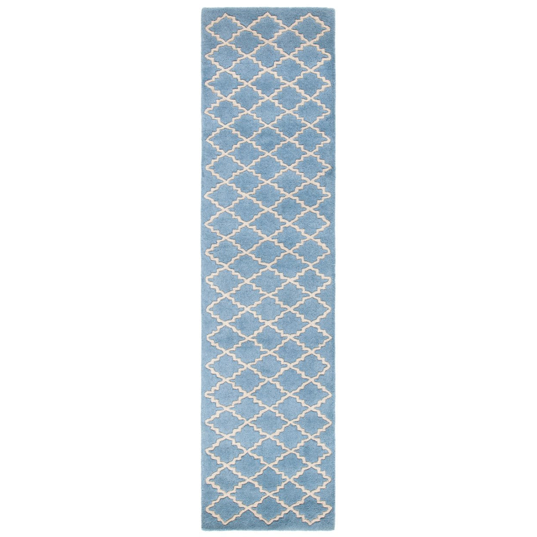 SAFAVIEH Chatham CHT930A Handmade Blue Grey Rug Image 1